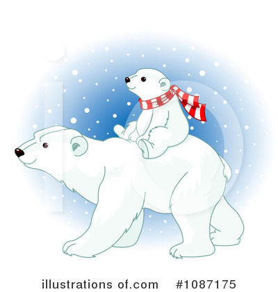 Christmas Animals Clipart #1087175 by Pushkin