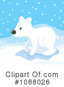 Polar Bear Clipart #1088026 by Alex Bannykh
