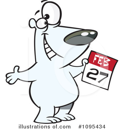 Royalty-Free (RF) Polar Bear Clipart Illustration by toonaday - Stock Sample #1095434