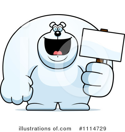 Polar Bear Clipart #1114729 by Cory Thoman