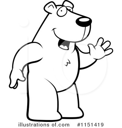 Royalty-Free (RF) Polar Bear Clipart Illustration by Cory Thoman - Stock Sample #1151419