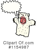 Polar Bear Clipart #1154987 by lineartestpilot