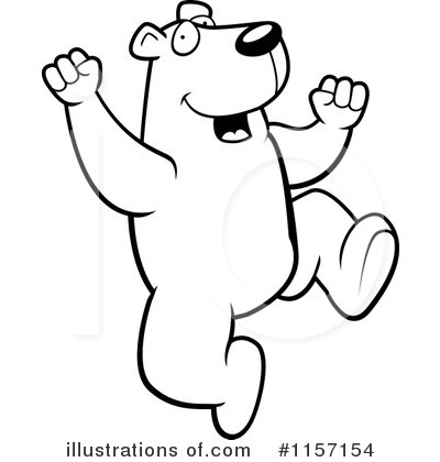 Polar Bear Clipart #1157154 by Cory Thoman
