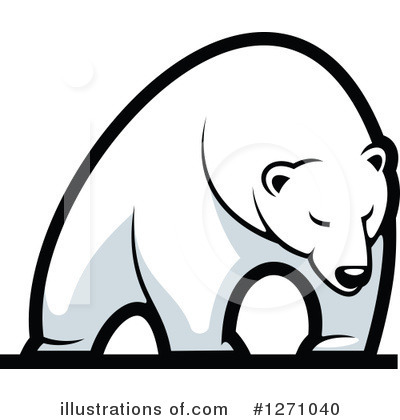 Polar Bear Clipart #1271040 by Vector Tradition SM