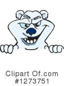 Polar Bear Clipart #1273751 by Dennis Holmes Designs