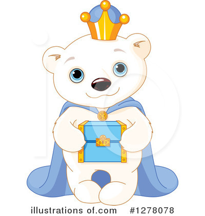 Royalty-Free (RF) Polar Bear Clipart Illustration by Pushkin - Stock Sample #1278078