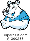 Polar Bear Clipart #1300288 by LaffToon