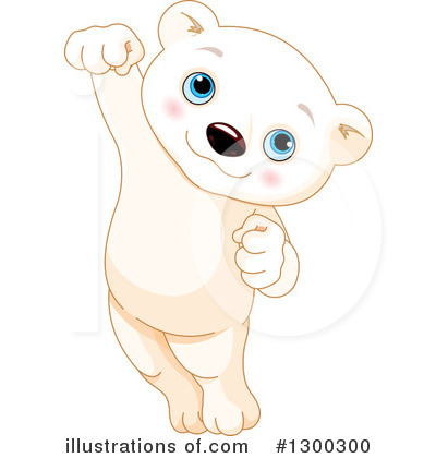 Royalty-Free (RF) Polar Bear Clipart Illustration by Pushkin - Stock Sample #1300300