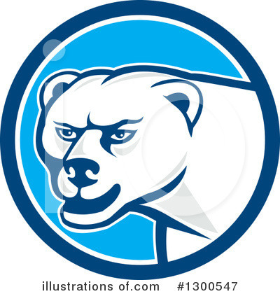 Royalty-Free (RF) Polar Bear Clipart Illustration by patrimonio - Stock Sample #1300547