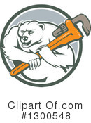 Polar Bear Clipart #1300548 by patrimonio