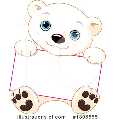 Royalty-Free (RF) Polar Bear Clipart Illustration by Pushkin - Stock Sample #1305855