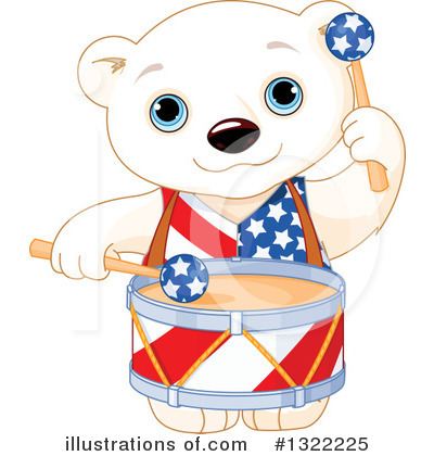 Royalty-Free (RF) Polar Bear Clipart Illustration by Pushkin - Stock Sample #1322225