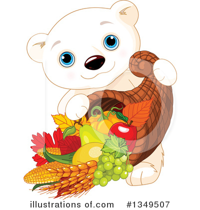 Royalty-Free (RF) Polar Bear Clipart Illustration by Pushkin - Stock Sample #1349507