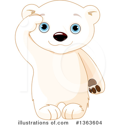 Polar Bear Clipart #1363604 by Pushkin