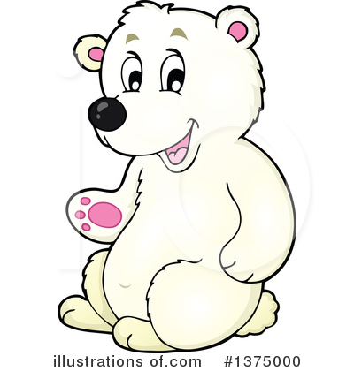 Royalty-Free (RF) Polar Bear Clipart Illustration by visekart - Stock Sample #1375000