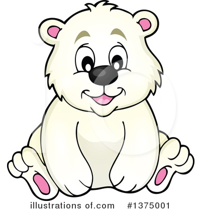 Polar Bear Clipart #1375001 by visekart