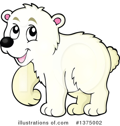 Polar Bear Clipart #1375002 by visekart