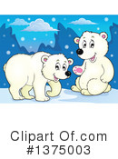 Polar Bear Clipart #1375003 by visekart