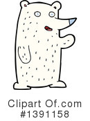 Polar Bear Clipart #1391158 by lineartestpilot