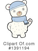 Polar Bear Clipart #1391194 by lineartestpilot