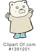 Polar Bear Clipart #1391201 by lineartestpilot