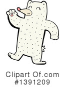 Polar Bear Clipart #1391209 by lineartestpilot