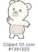 Polar Bear Clipart #1391223 by lineartestpilot