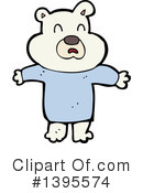 Polar Bear Clipart #1395574 by lineartestpilot