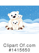 Polar Bear Clipart #1415650 by Pushkin