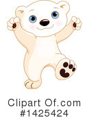 Polar Bear Clipart #1425424 by Pushkin