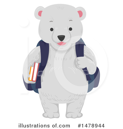 Polar Bear Clipart #1478944 by BNP Design Studio