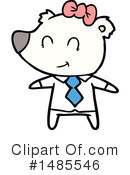 Polar Bear Clipart #1485546 by lineartestpilot