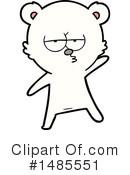Polar Bear Clipart #1485551 by lineartestpilot