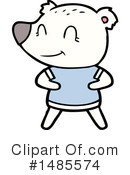 Polar Bear Clipart #1485574 by lineartestpilot