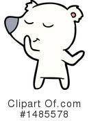 Polar Bear Clipart #1485578 by lineartestpilot