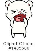 Polar Bear Clipart #1485680 by lineartestpilot