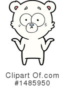 Polar Bear Clipart #1485950 by lineartestpilot