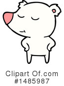 Polar Bear Clipart #1485987 by lineartestpilot