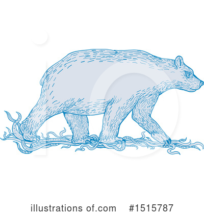 Royalty-Free (RF) Polar Bear Clipart Illustration by patrimonio - Stock Sample #1515787