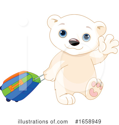 Royalty-Free (RF) Polar Bear Clipart Illustration by Pushkin - Stock Sample #1658949