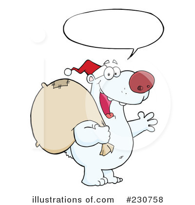 Royalty-Free (RF) Polar Bear Clipart Illustration by Hit Toon - Stock Sample #230758