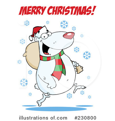 Christmas Greeting Clipart #230800 by Hit Toon