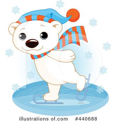 Royalty-Free (RF) Polar Bear Clipart Illustration by Pushkin - Stock Sample #440688