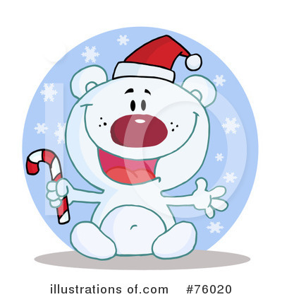 Royalty-Free (RF) Polar Bear Clipart Illustration by Hit Toon - Stock Sample #76020