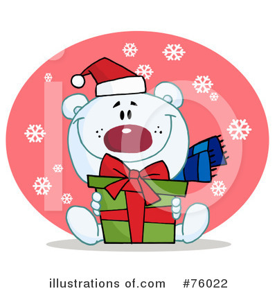 Royalty-Free (RF) Polar Bear Clipart Illustration by Hit Toon - Stock Sample #76022