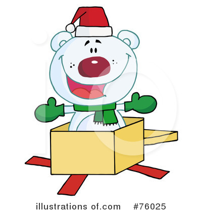 Royalty-Free (RF) Polar Bear Clipart Illustration by Hit Toon - Stock Sample #76025
