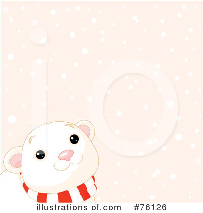 Royalty-Free (RF) Polar Bear Clipart Illustration by Pushkin - Stock Sample #76126