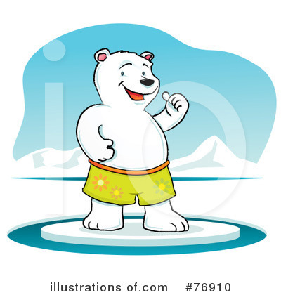 Royalty-Free (RF) Polar Bear Clipart Illustration by Qiun - Stock Sample #76910