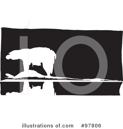 Royalty-Free (RF) Polar Bear Clipart Illustration by xunantunich - Stock Sample #97806