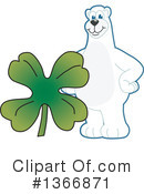 Polar Bear School Mascot Clipart #1366871 by Mascot Junction